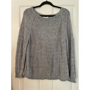 old navy‎ oversized sweater Large Blue Tunic Chunky Knit